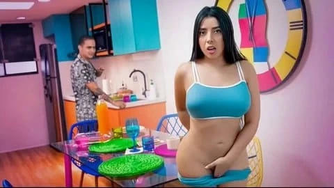 Lina Henao – “Que Rico!” Making My Dad’s New Wife Squirt All Over Me